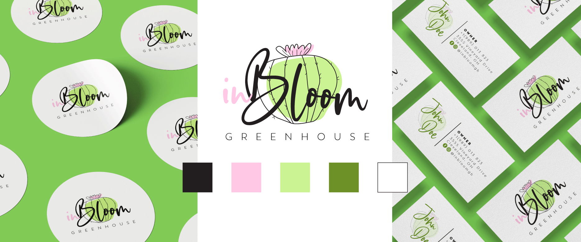 in bloom greenhouse / class project / 2019