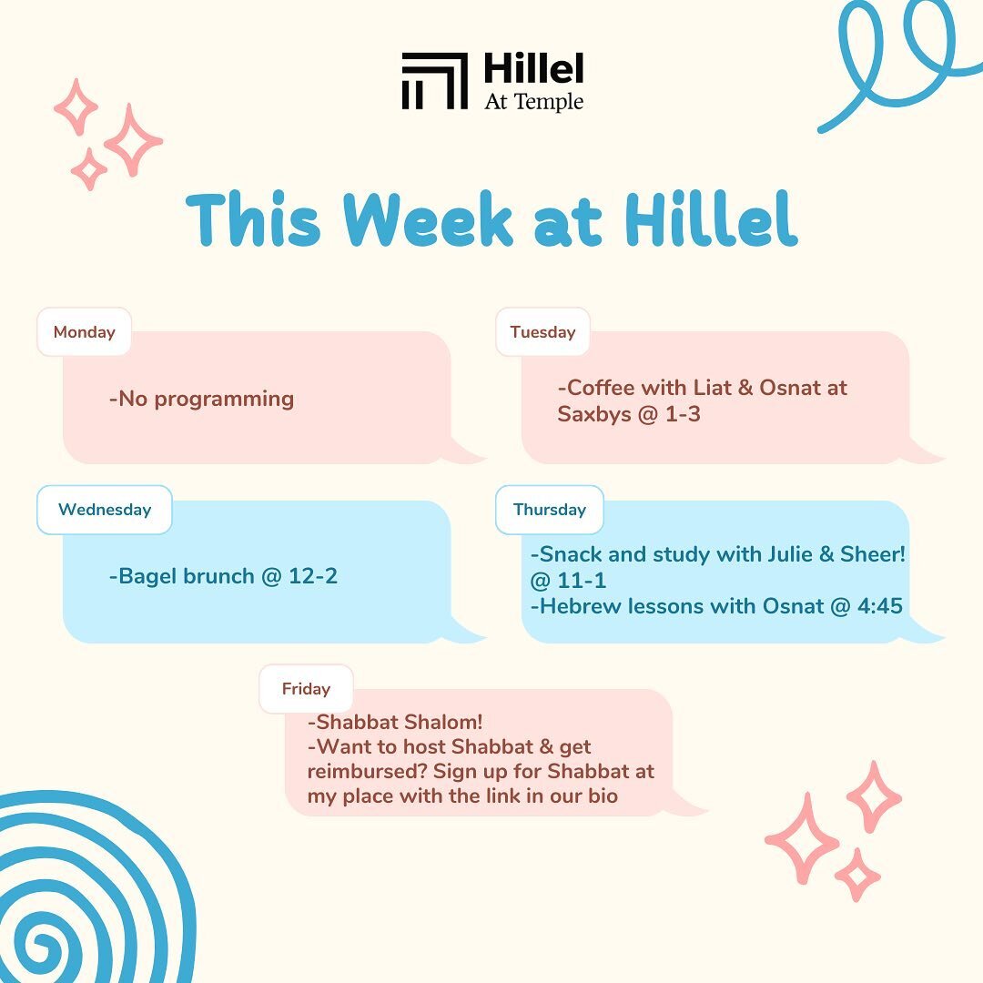 Can&rsquo;t wait to see you all at this week&rsquo;s programming!🤩