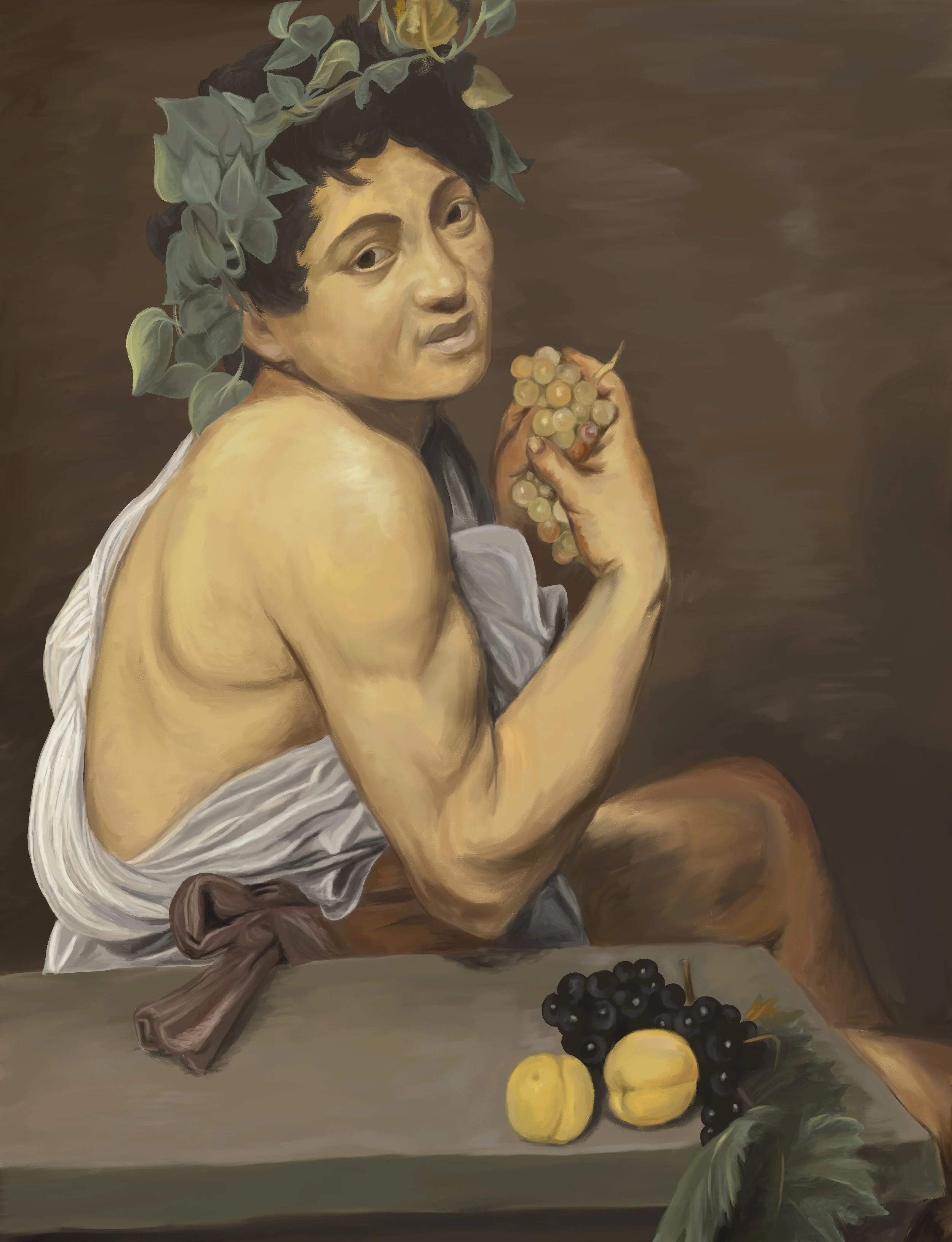 Young Sick Bacchus Master Copy