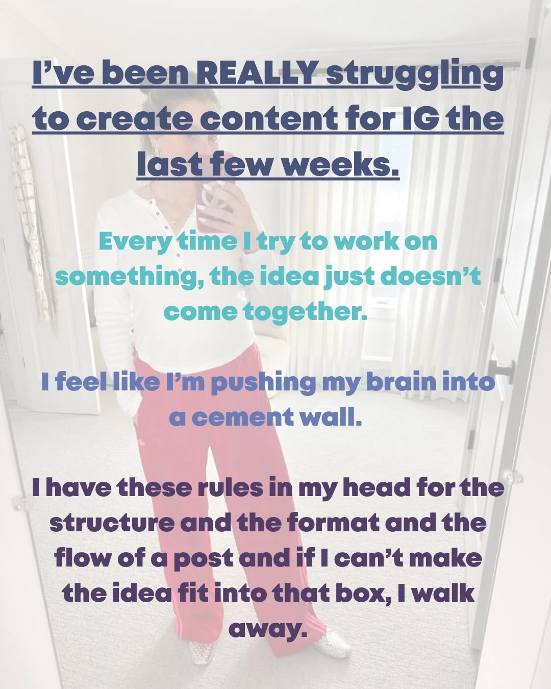 Today&rsquo;s post is a little (or a lot) meta. 

This is me sharing in real time what behavior change skills really look like in action. What it looks to actually DO the work I talk about. To apply the skills I&rsquo;ve learned and practiced and tha