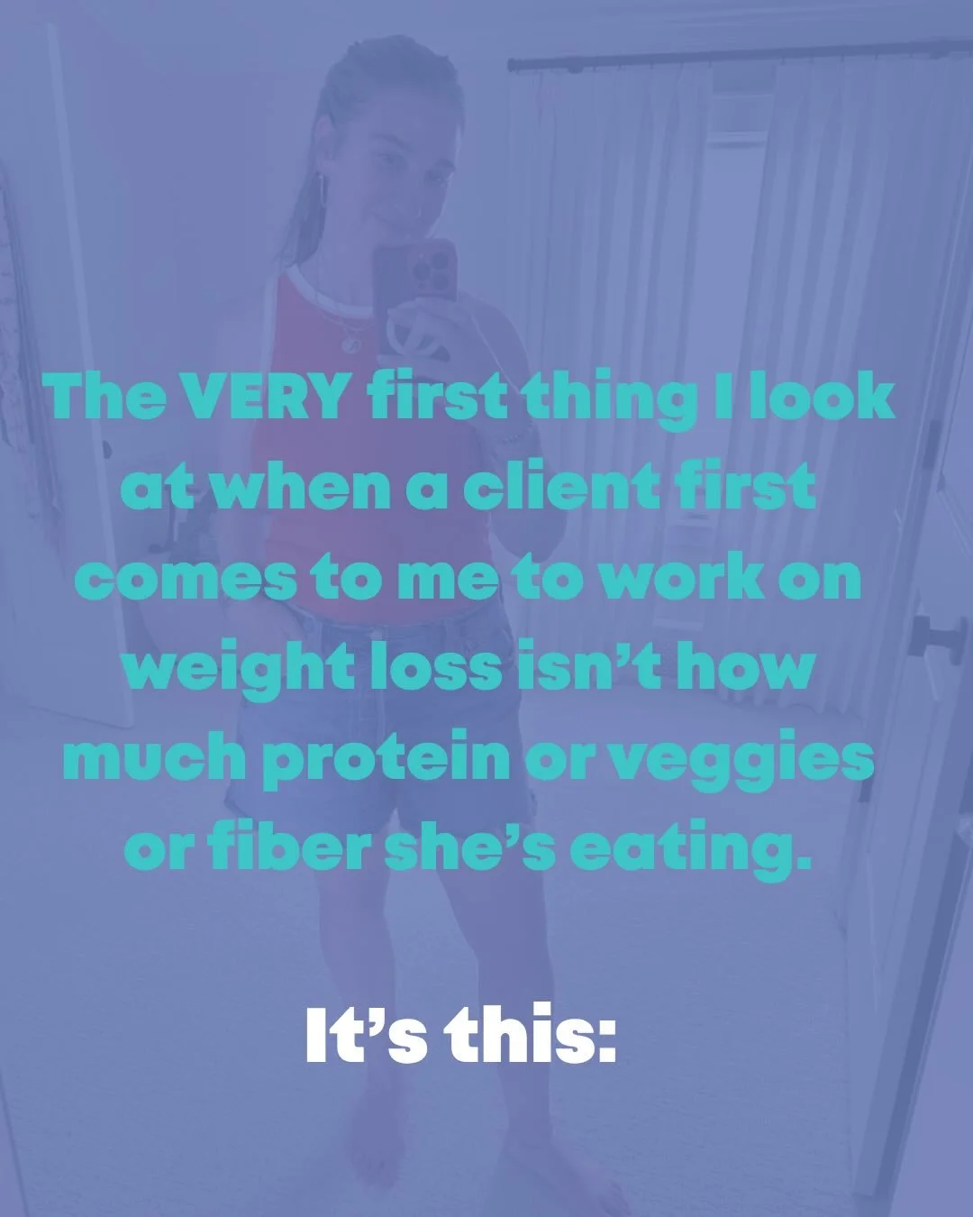 The VERY first thing I look at when a client first comes to me to work on weight loss isn&rsquo;t how much protein or veggies or fiber she&rsquo;s eating.

It&rsquo;s this:

How long is she going between meals and how much is she enjoying what she&rs