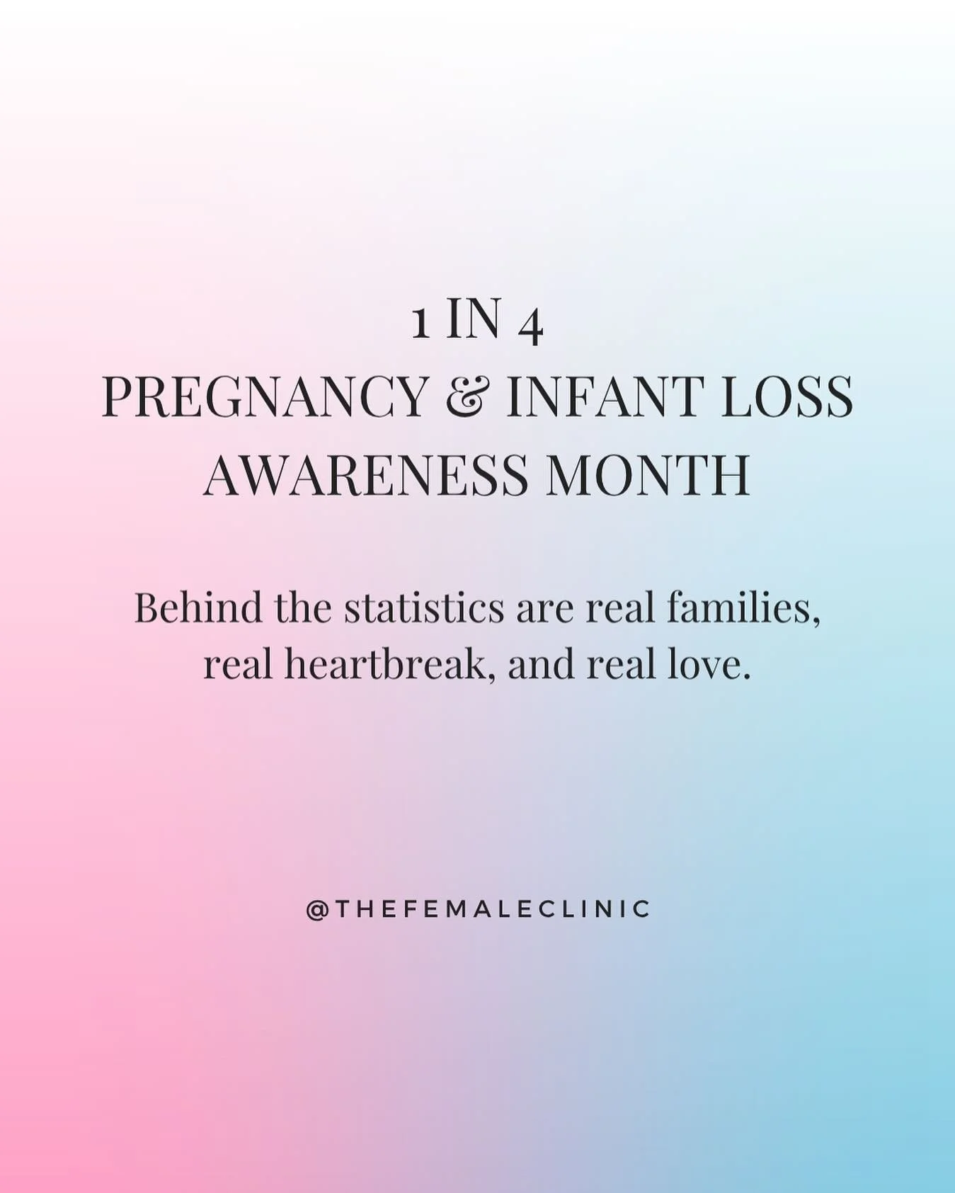 💜 1 in 4 💜
 October is Pregnancy &amp; Infant Loss Awareness Month. 

My daughter died, and for me, this month is about breaking the silence that can feel just as heavy as the loss.

By speaking their names and sharing their stories, we remember ou