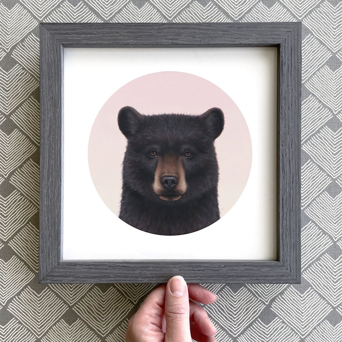framed black bear print.jpg
