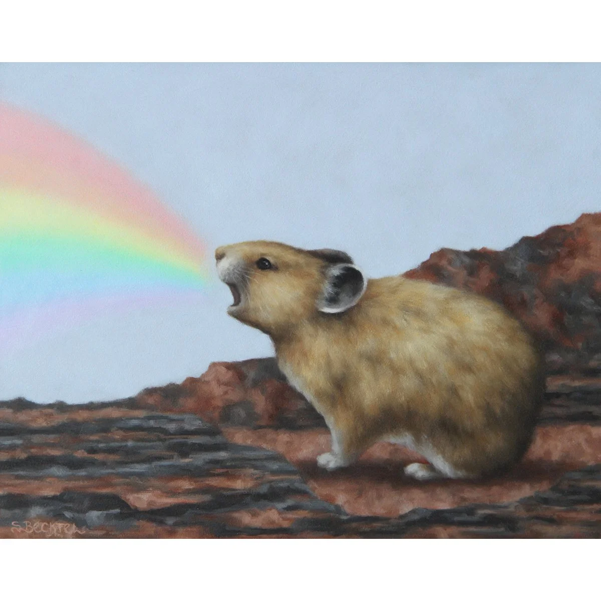 Magic Pika II │ 8" x 10" │ Oil on Panel  *Sold, Private Collection  Prints available, click image for purchase info