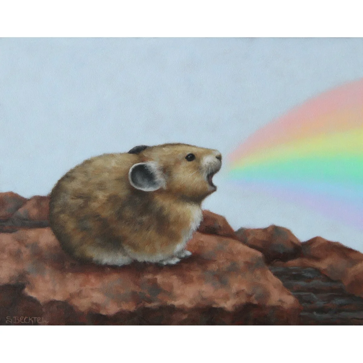 Magic Pika I │ 8" x 10" │ Oil on Panel  *Sold, Private Collection  Prints available, click image for purchase info