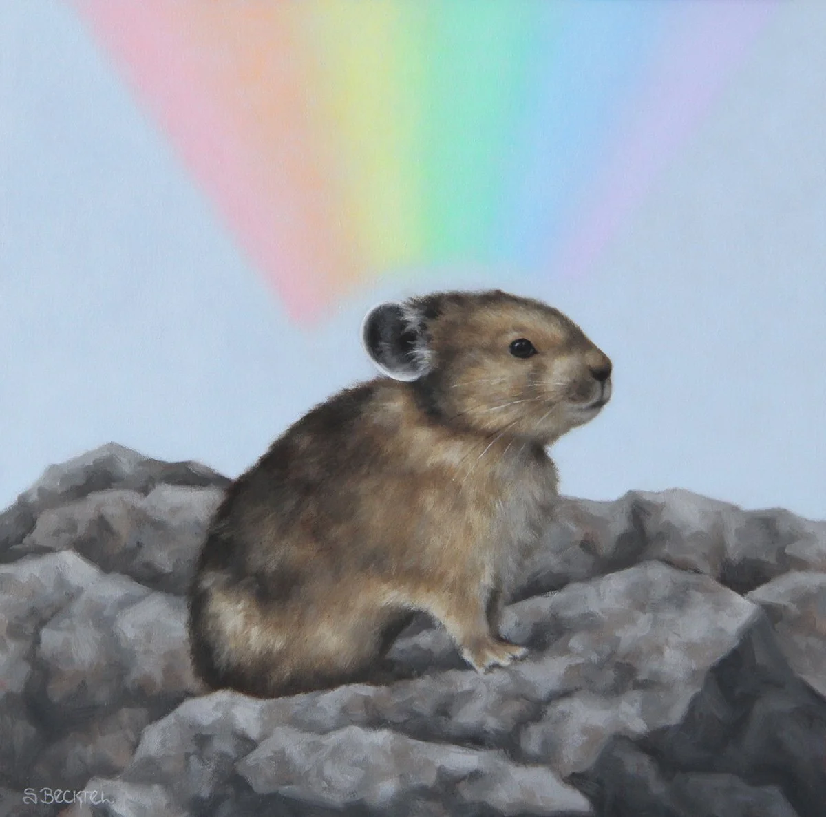 Magic Pika III │ 8" x 10" │ Oil on Panel  *Available, click image for purchase info