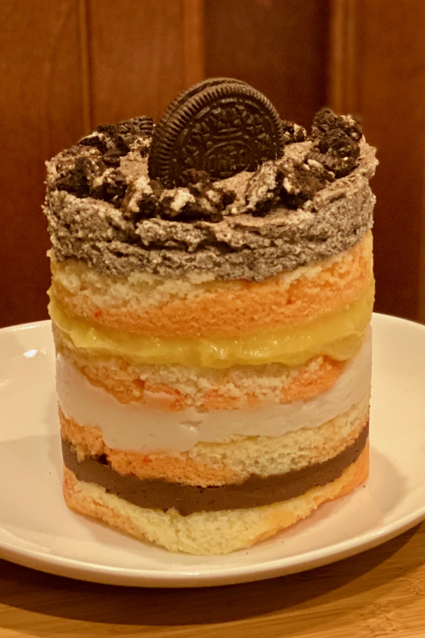 Cookies & Creamsicle Cake
