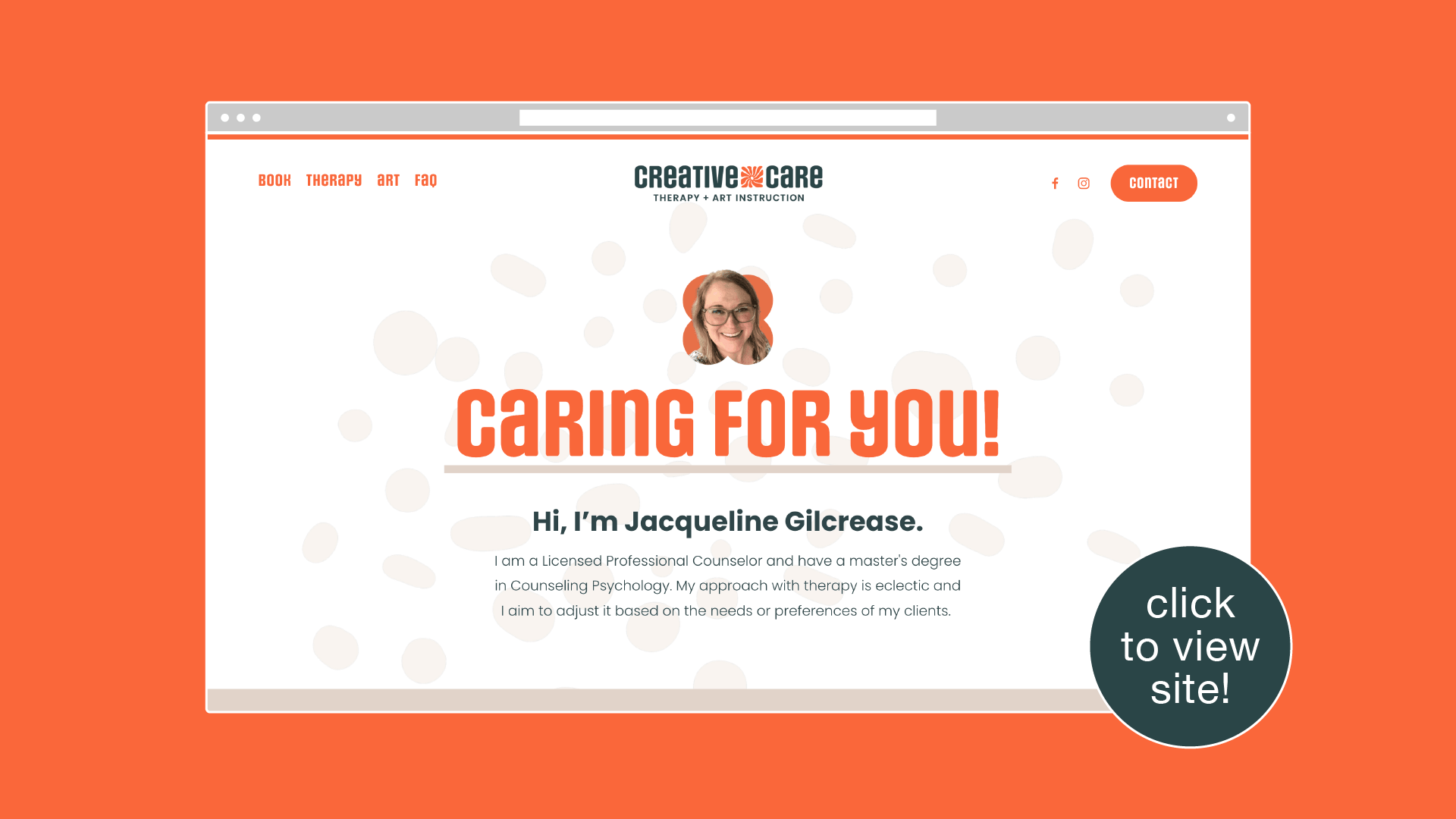 Creative Care Therapy Website