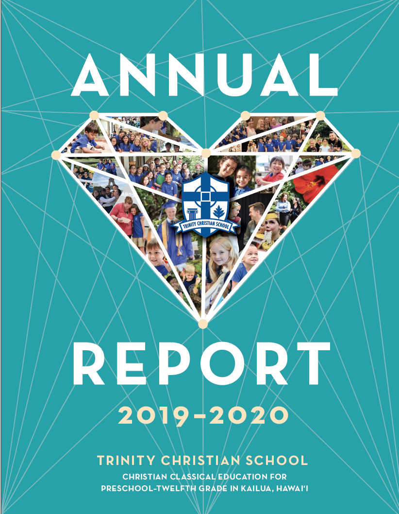 Cover of Trinity Christian School Annual Report 2019.