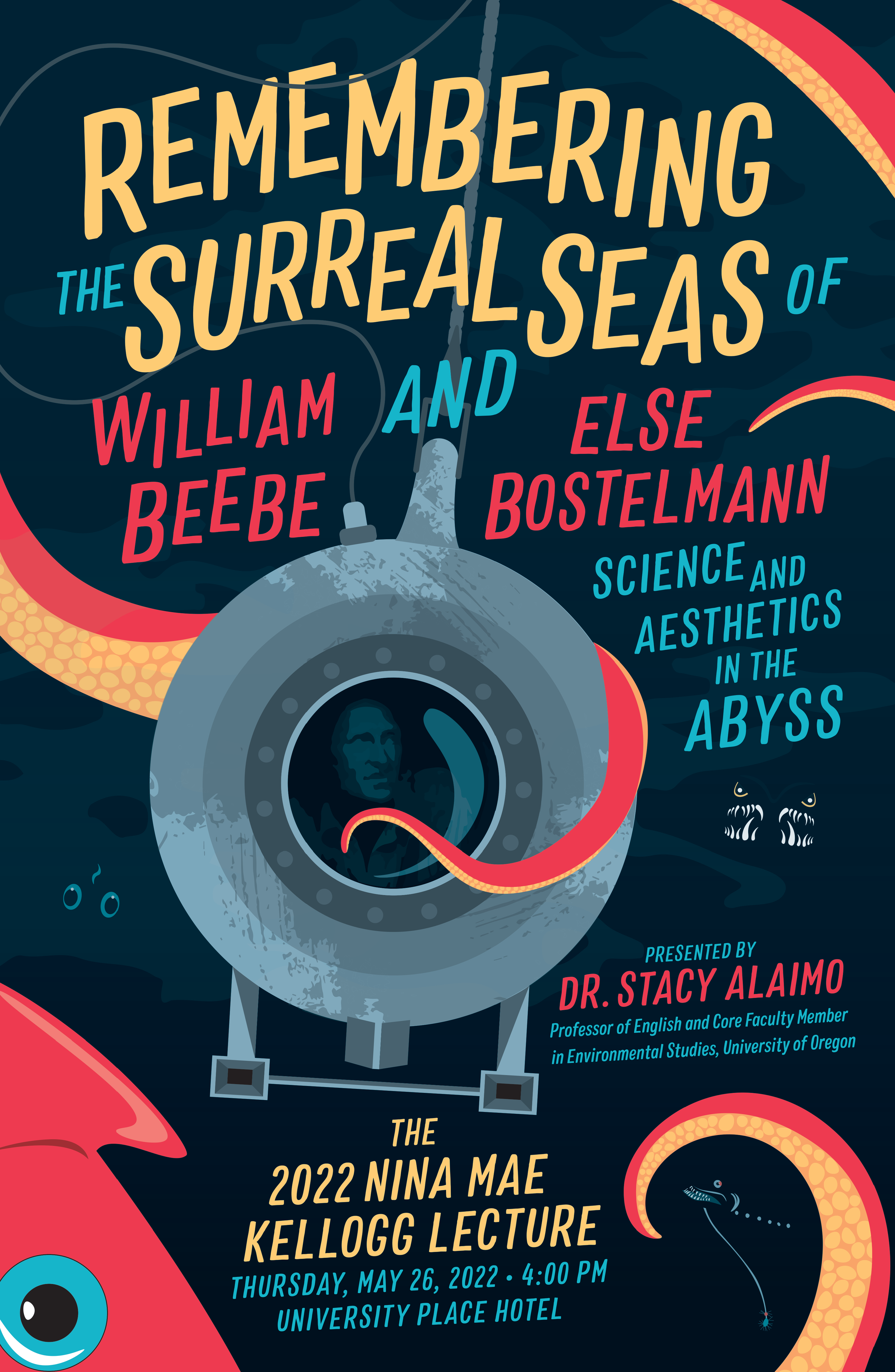 Poster design for Portland State University English Department.