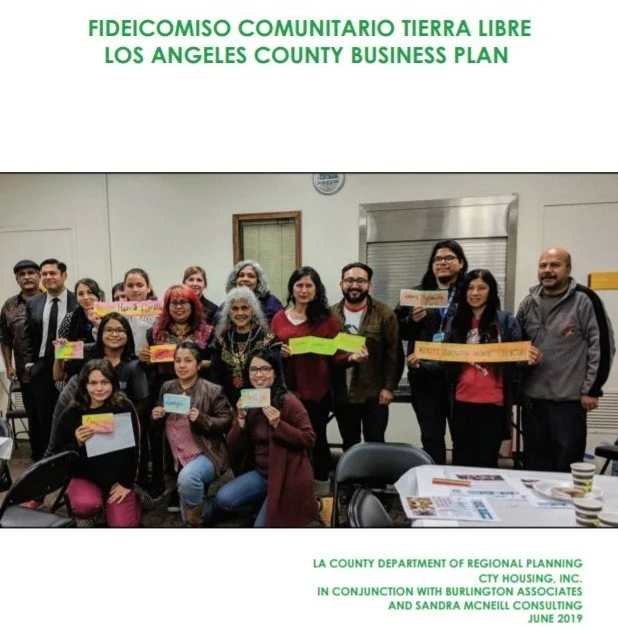 Fideicomiso Comunitario Tierra Libre Los Angeles County Business Plan
