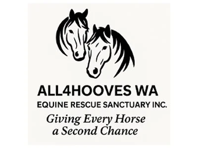 All4Hooves Equine Rescue Sanctuary WA logo.