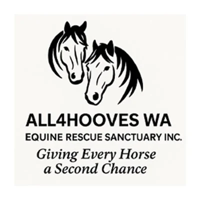 Logo for All4hoovesWA Equine Rescue Sanctuary Inc.