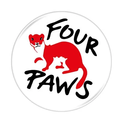 Logo for FOUR PAWS.