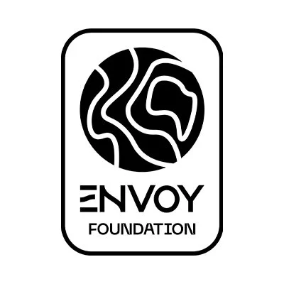 Logo of the ENVOY Foundation featuring a stylized globe design and the text 'ENVOY FOUNDATION' underneath.