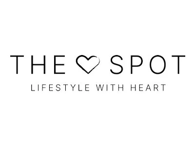 The V Spot logo, lifestyle with heart.