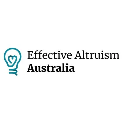 Effective Altruism Australia logo with a lightbulb and heart symbol.