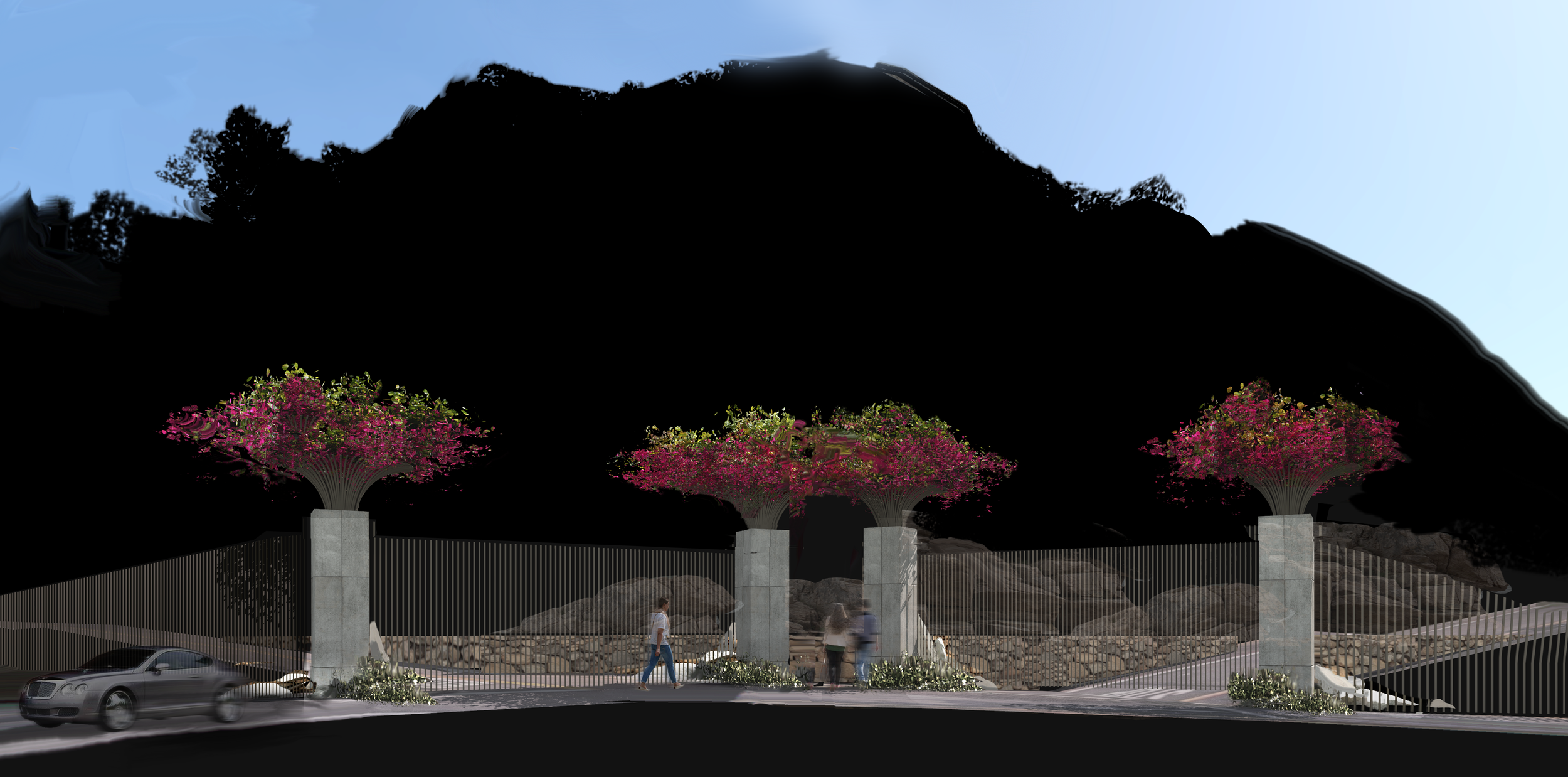 Mount Helix Park, La Mesa CA - Gateway Concept