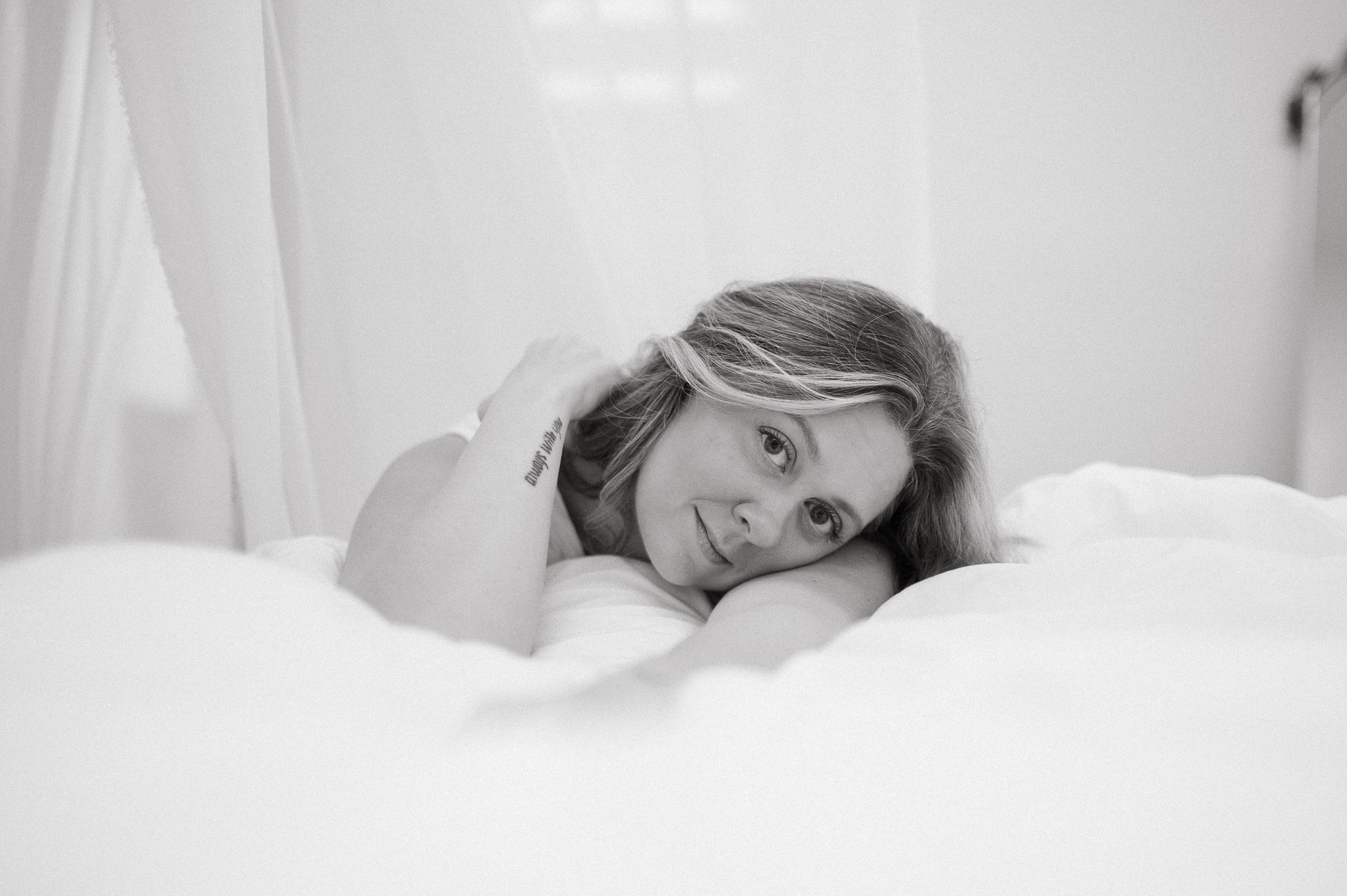 cozy creative portrait photoshoot