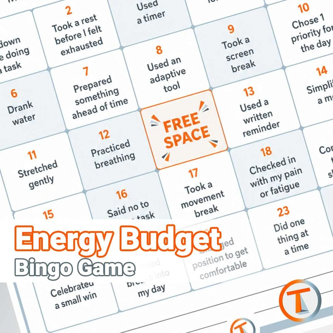 Energy Budget Bingo