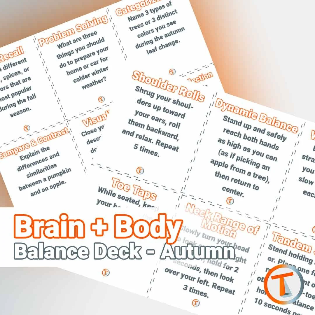 Brain + Body Balance Deck - Autumn Edition