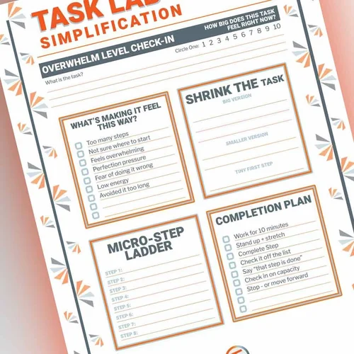 Task Lab Simplification — Tilton's Therapy