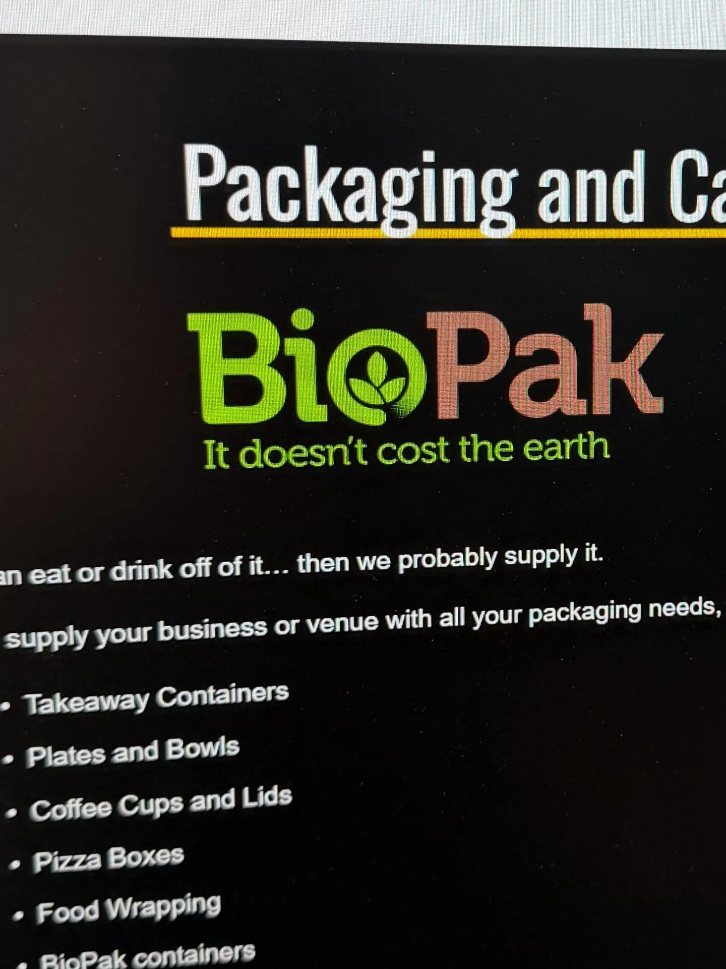 You asked&hellip;.
We listened 👂👂🎧

Our range of catering and packaging supplies will be expanding in 2026 and we are pretty excited 👏👏

✅pizza boxes
✅catering trays
✅BioCups 
✅Coffee cups
✅clingwrap and foil 
✅Genfac portion control containers
