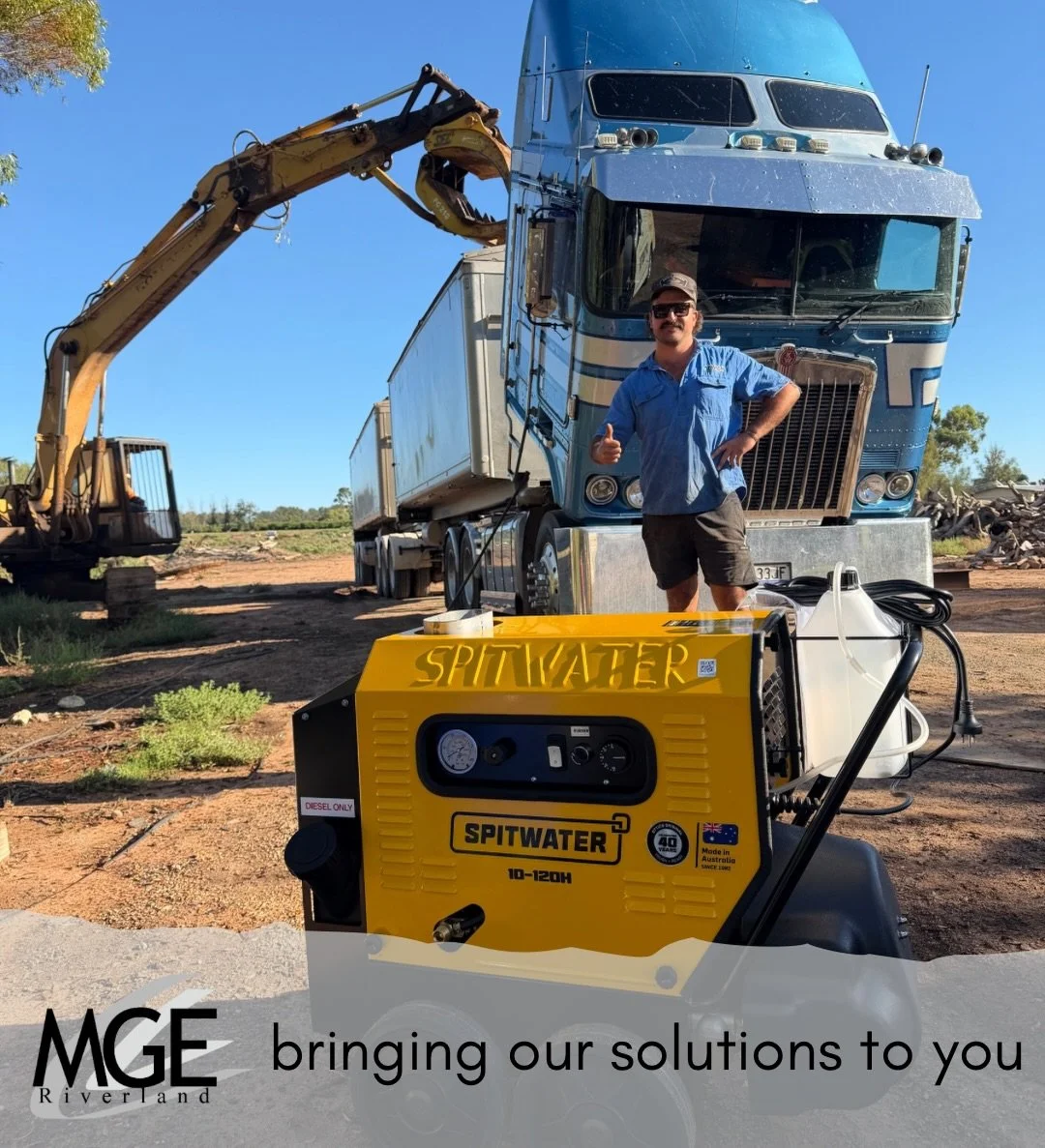 The 10-120H Solution 🌟🌟

The tough and ready 10-120H/S was the perfect solution for the Murch Contracting team to keep the trucks and machinery clean 💦🚜🚛

A big thanks to the Murch Family for supporting our local Riverland Business 👏🏼🤩

#mger