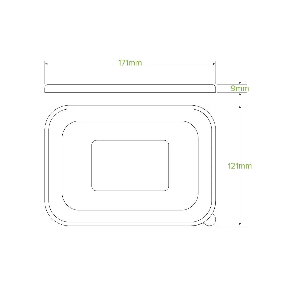 BioPak 500-1000ml CPLA BioBoard Takeaway Lid - BB-LBL-CPLA (300) — MGE ...