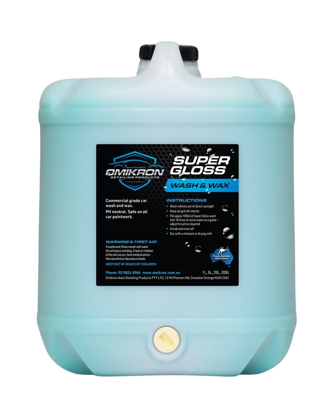 Omikron Super Gloss Car Wash and Wax