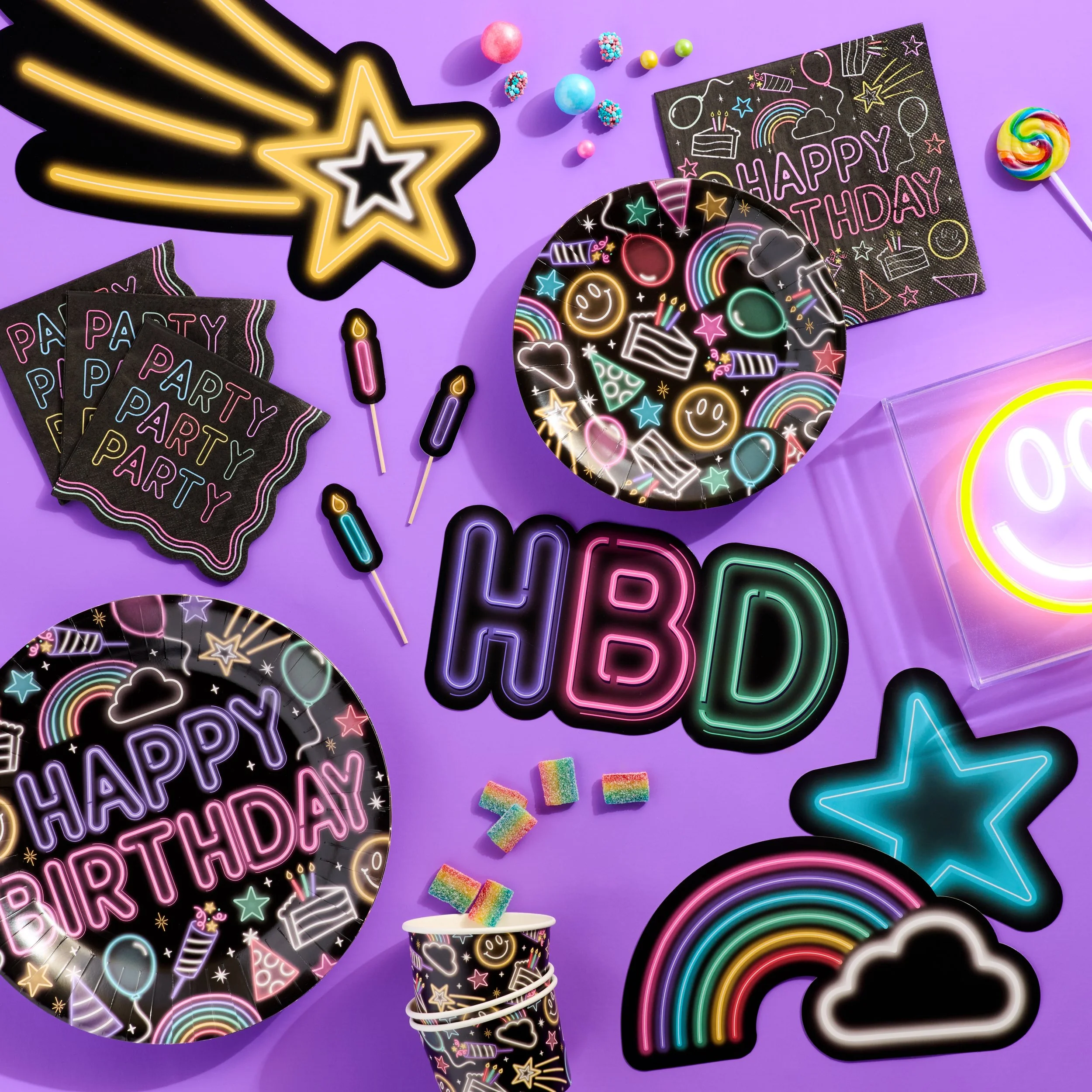 Neon Birthday Party