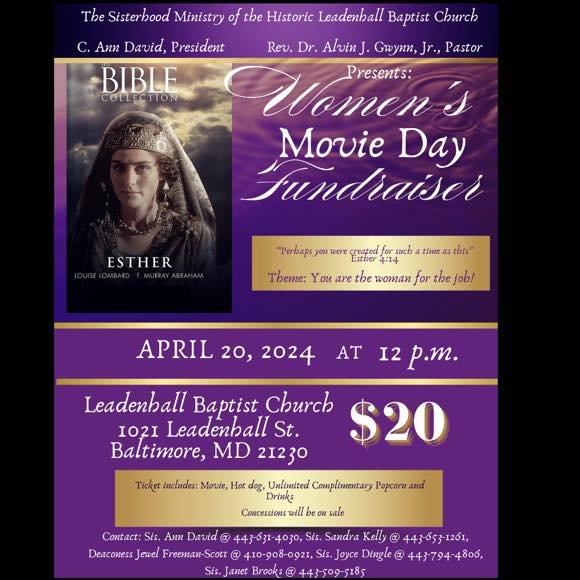 Come out on April 20th for LBC Sisterhood Women&rsquo;s Movie Day Fundraiser. 

#lbc #lbcsisterhood