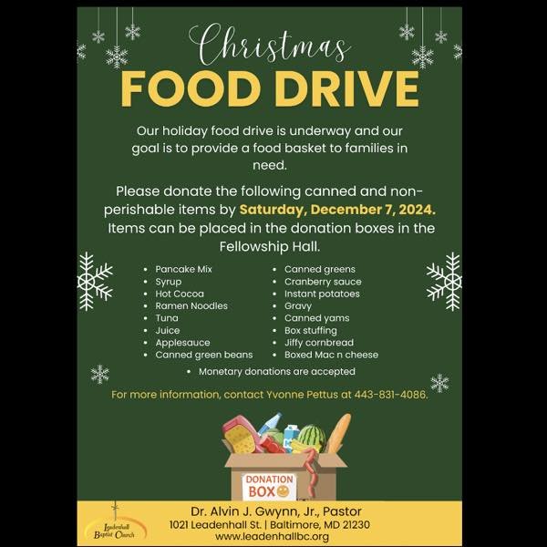 Leadenhall Baptist Church Christmas Food Drive  #LBC #Leadenhall