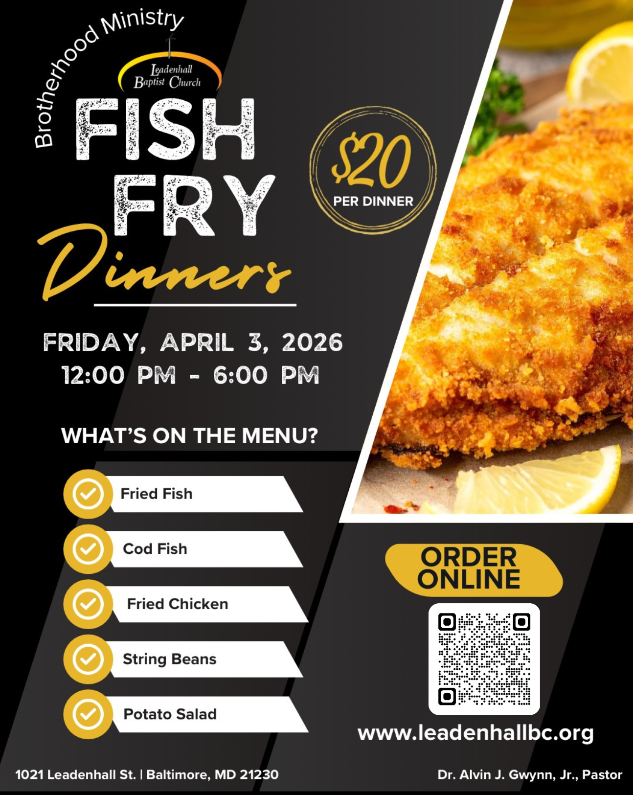 LBC Brotherhood Fish Fry Dinners