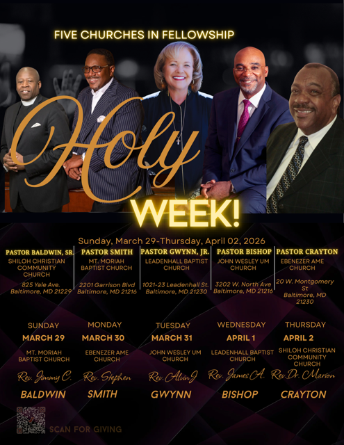 2026 Union Holy Week Services