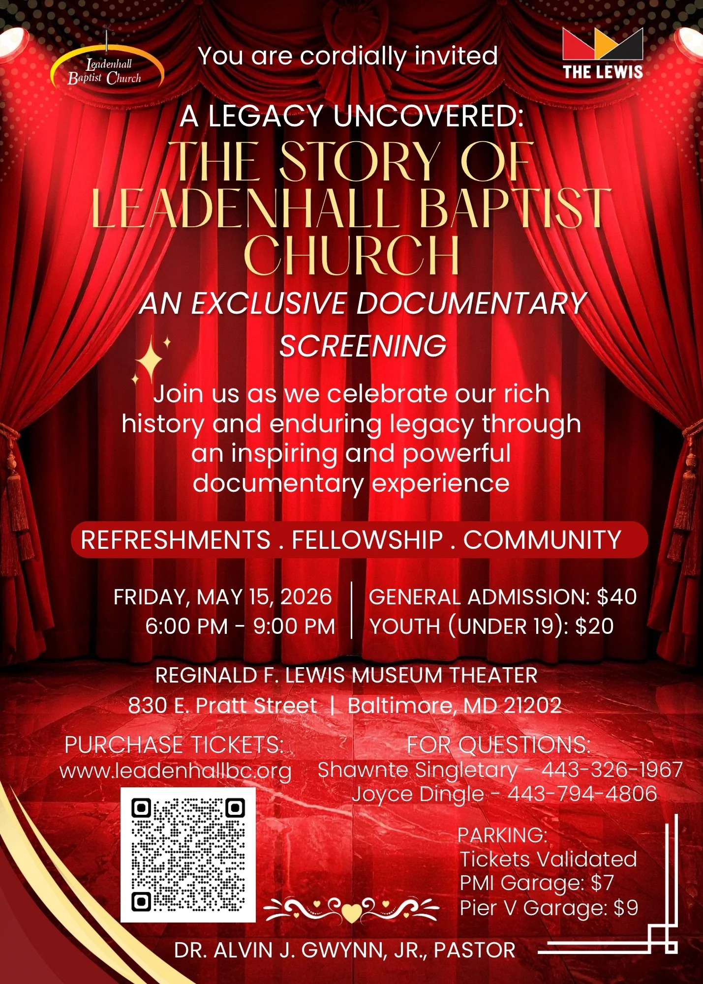 🍿Special Event - A Legacy Uncovered: The Story of Leadenhall Baptist Church