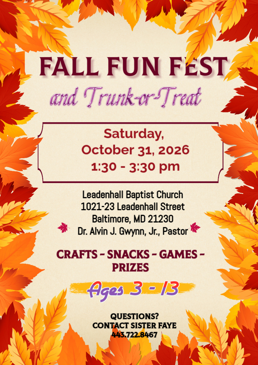 Fall Fun Feast & Trunk or Treat
