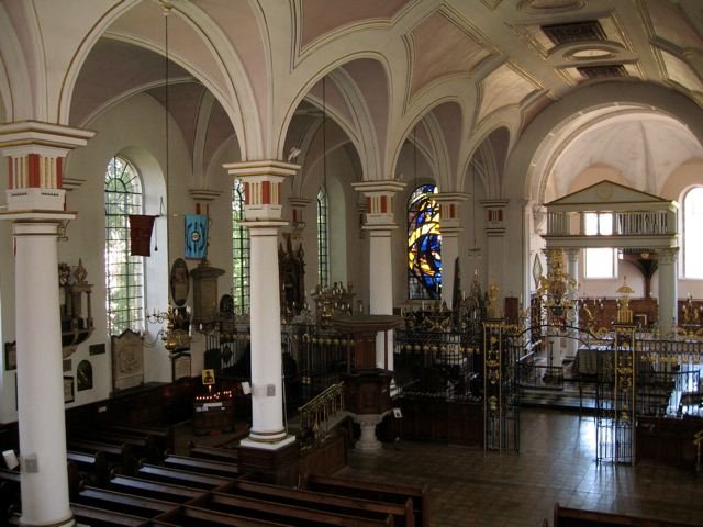 Wide View of All Souls and All Saints Windows