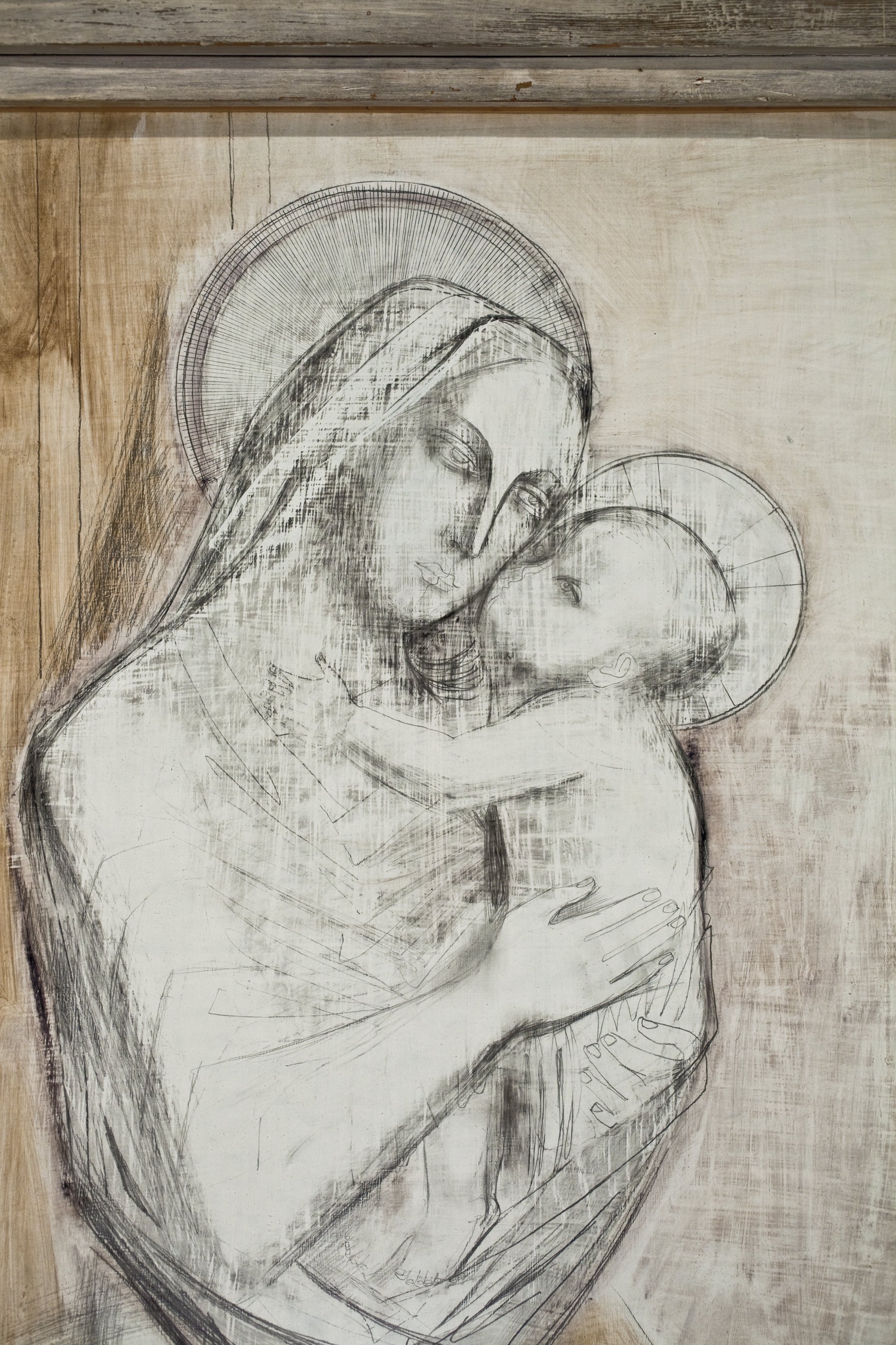 Madonna and Child Drawing