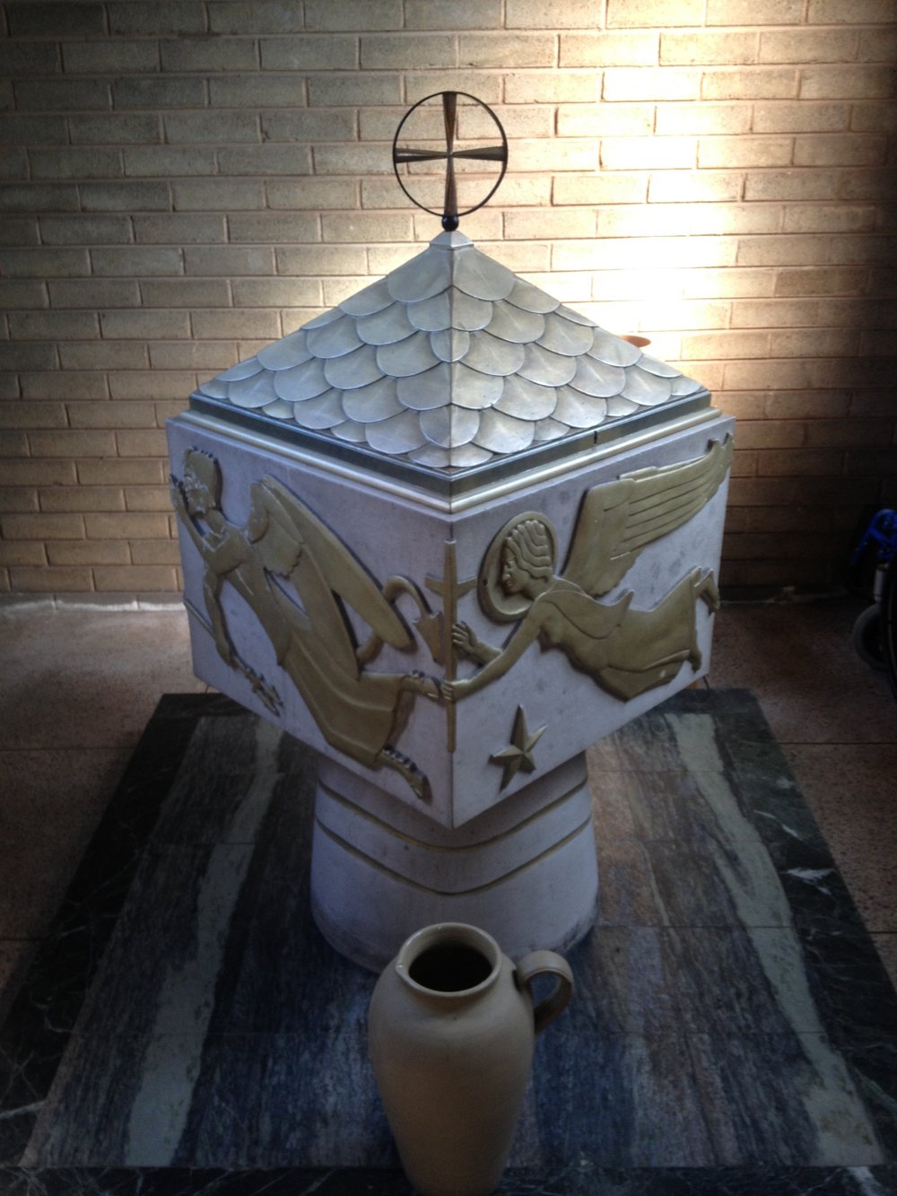 Baptismal font