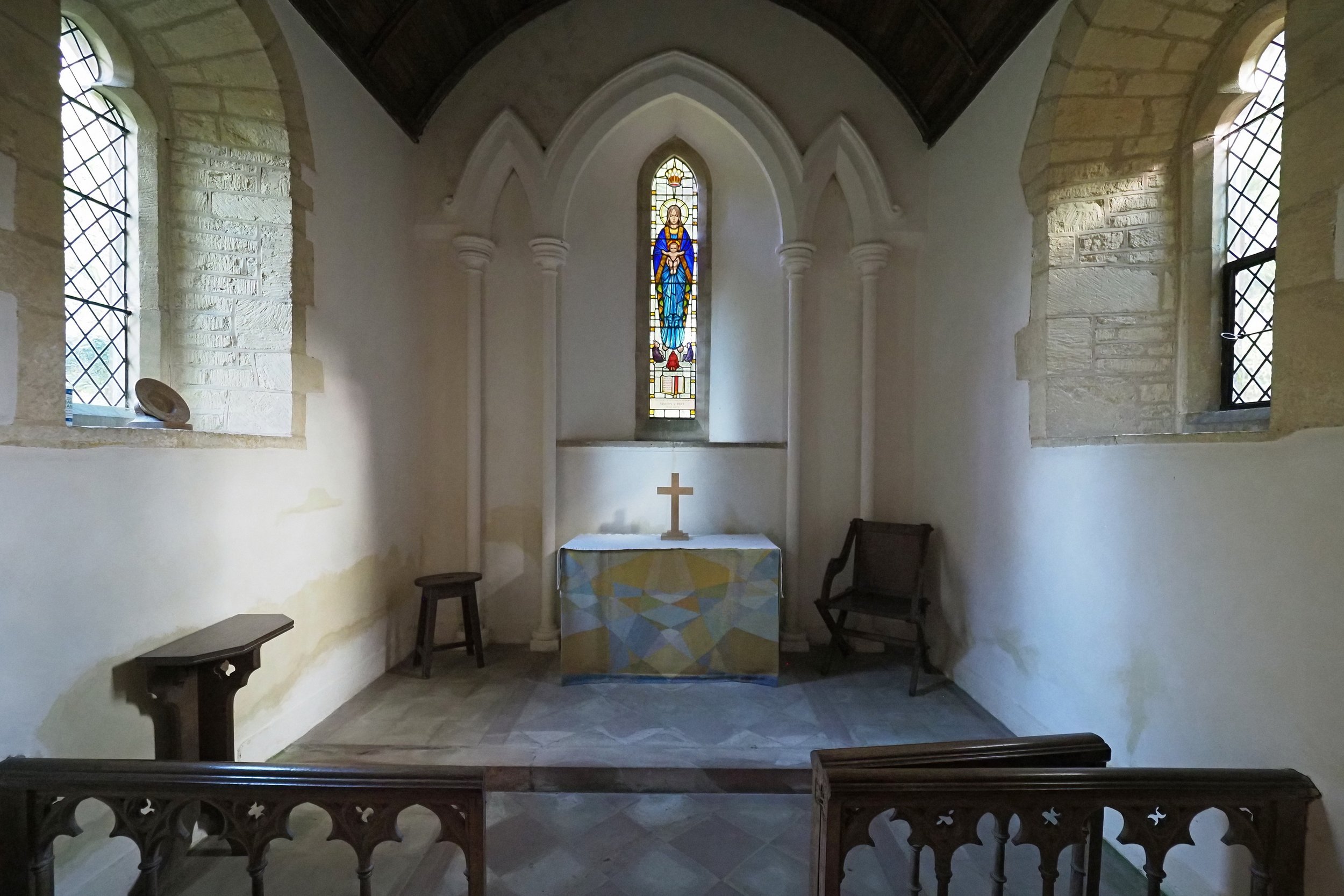Altar frontal in situ 
