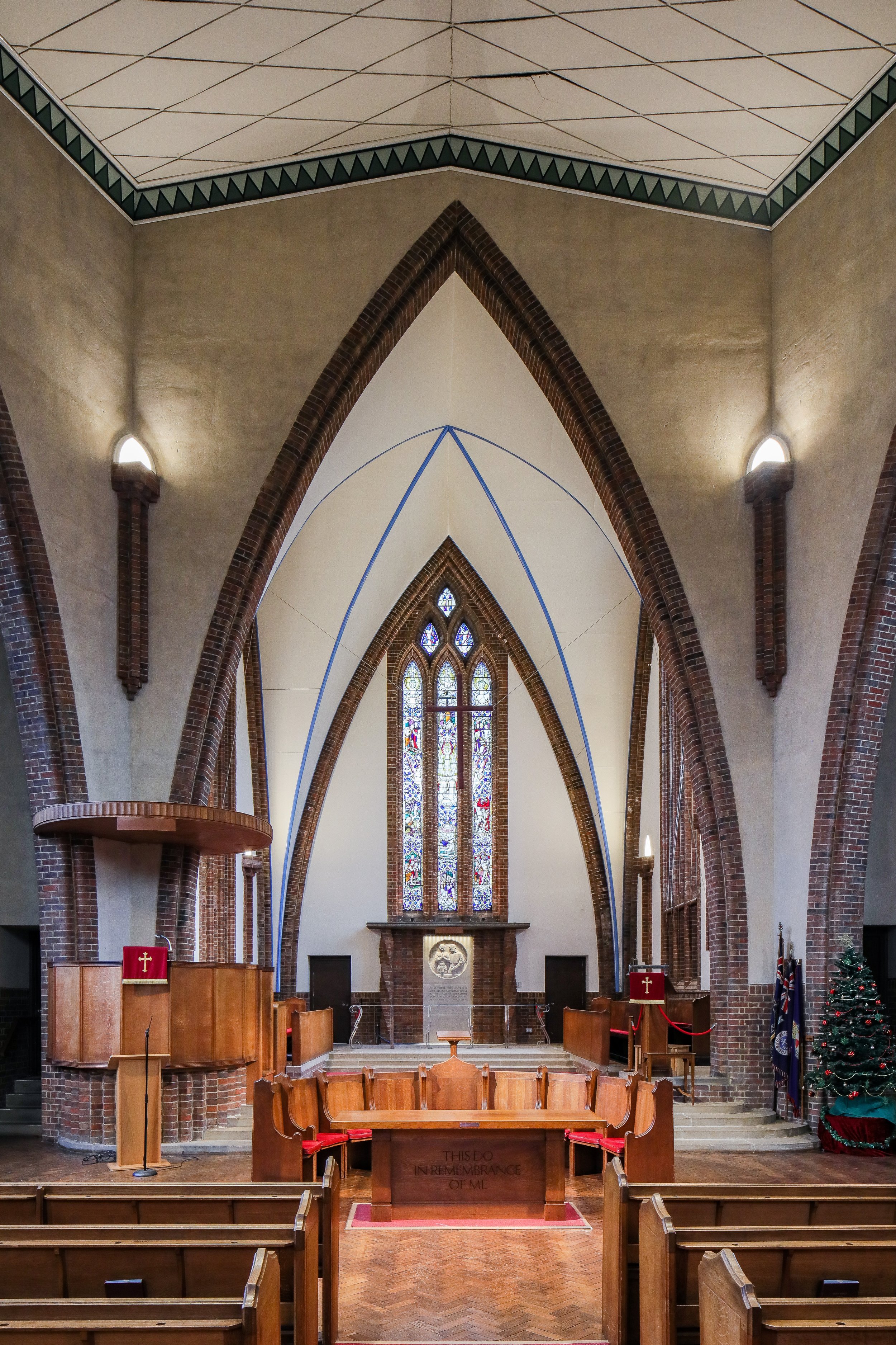 Interior of Sutton Baptist Church