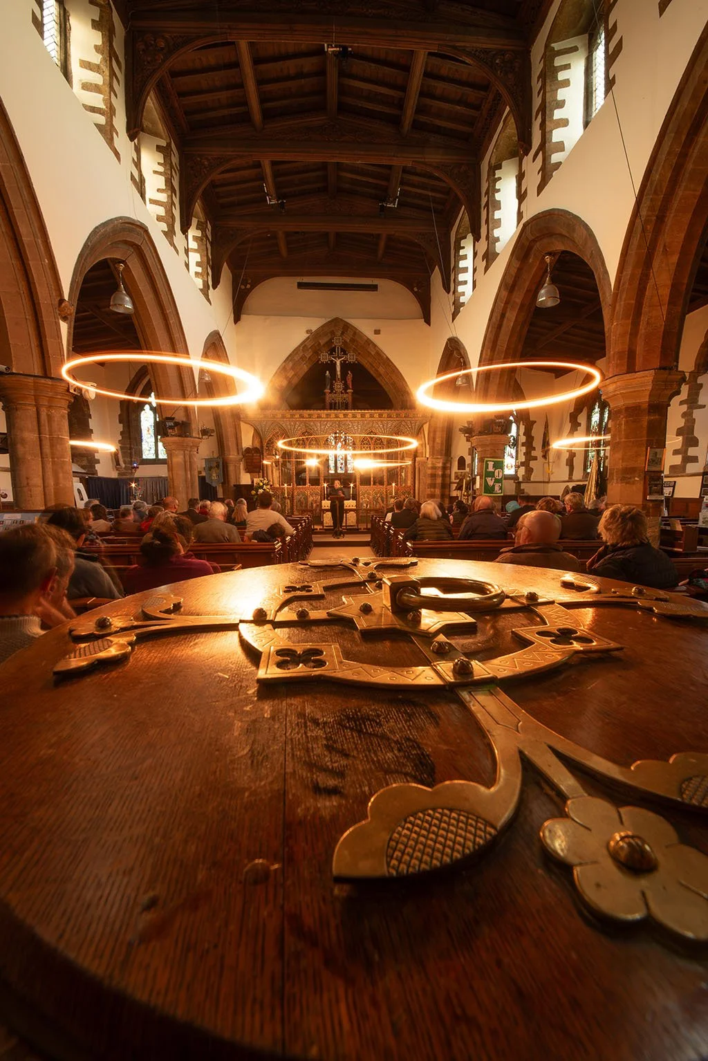 Halo, All Saints Church, Earls Barton – Tobias Zehntner, 2025. Image Andy Eathorne (7) - Fermynwoods Contemporary Art.jpg