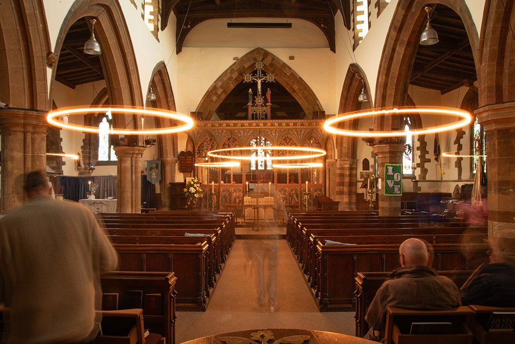 Halo, All Saints Church, Earls Barton – Tobias Zehntner, 2025. Image Andy Eathorne (1) - Fermynwoods Contemporary Art.jpg