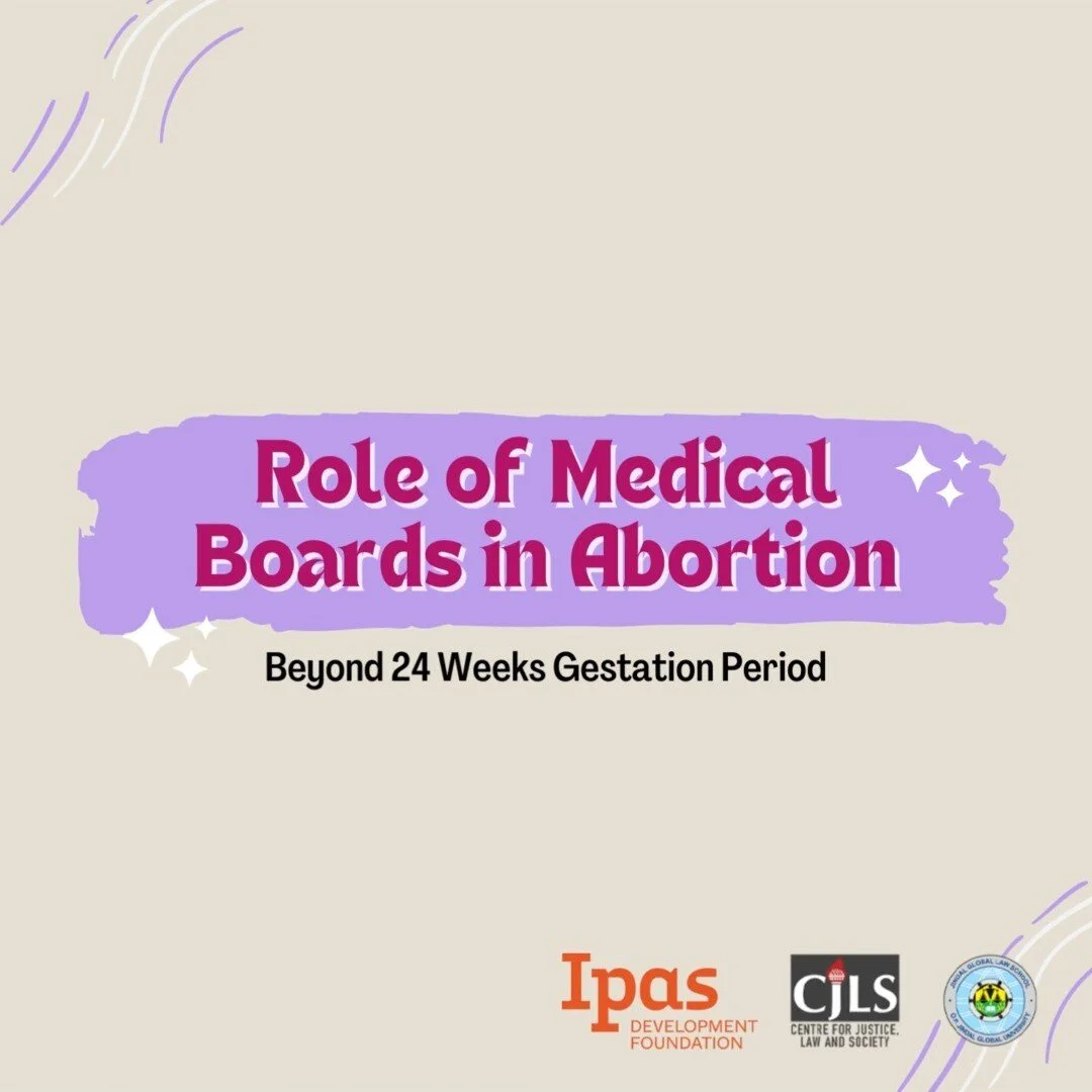 #DemystifyingAbortionLaws | As per the Medical Termination of Pregnancy Act, the decision to allow or deny a request to terminate a pregnancy beyond 24 weeks of gestation is to be made by the Medical Boards constituted under the MTP Act. In this post