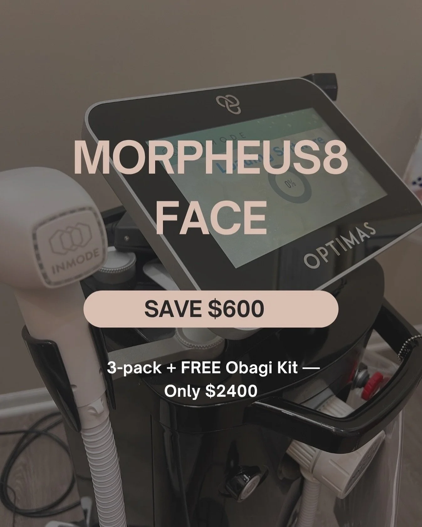 Smooth. Tight. Lifted.

Get a 3-pack of Morpheus8 Face + FREE Obagi Kit for only $2400 &mdash; that&rsquo;s $600 in savings!

Offer ends 10/31.