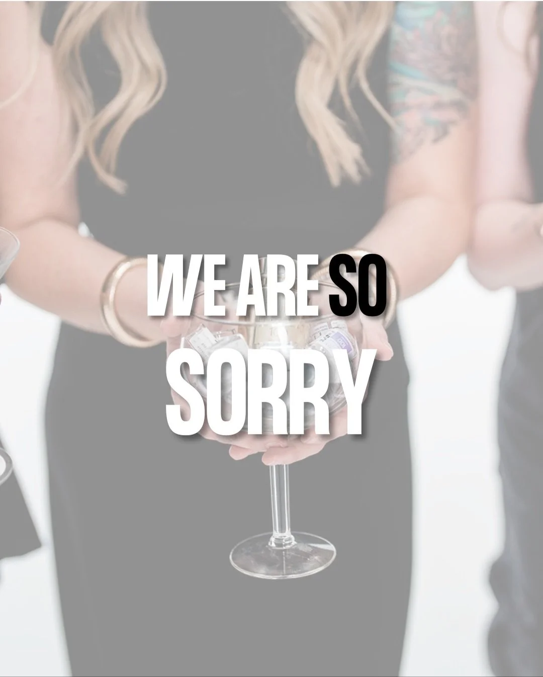 We owe you an apology.

We&rsquo;re sorry your glow is about to start conversations.
We&rsquo;re sorry your before photos won&rsquo;t keep up.
We&rsquo;re sorry your friends will want the details.

Actually&mdash;we&rsquo;re not sorry one bit.
Your c