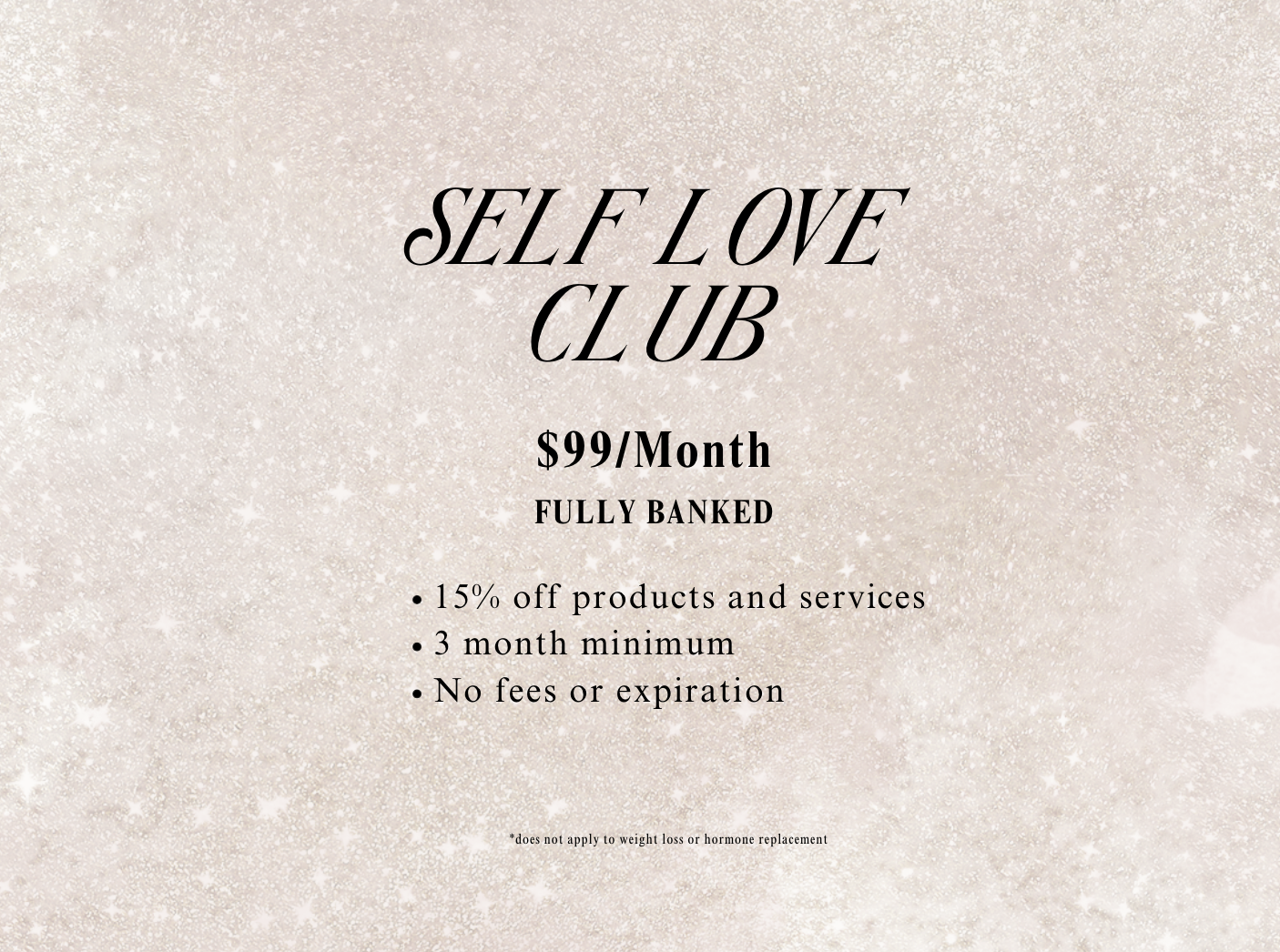 SELF LOVE CLUB