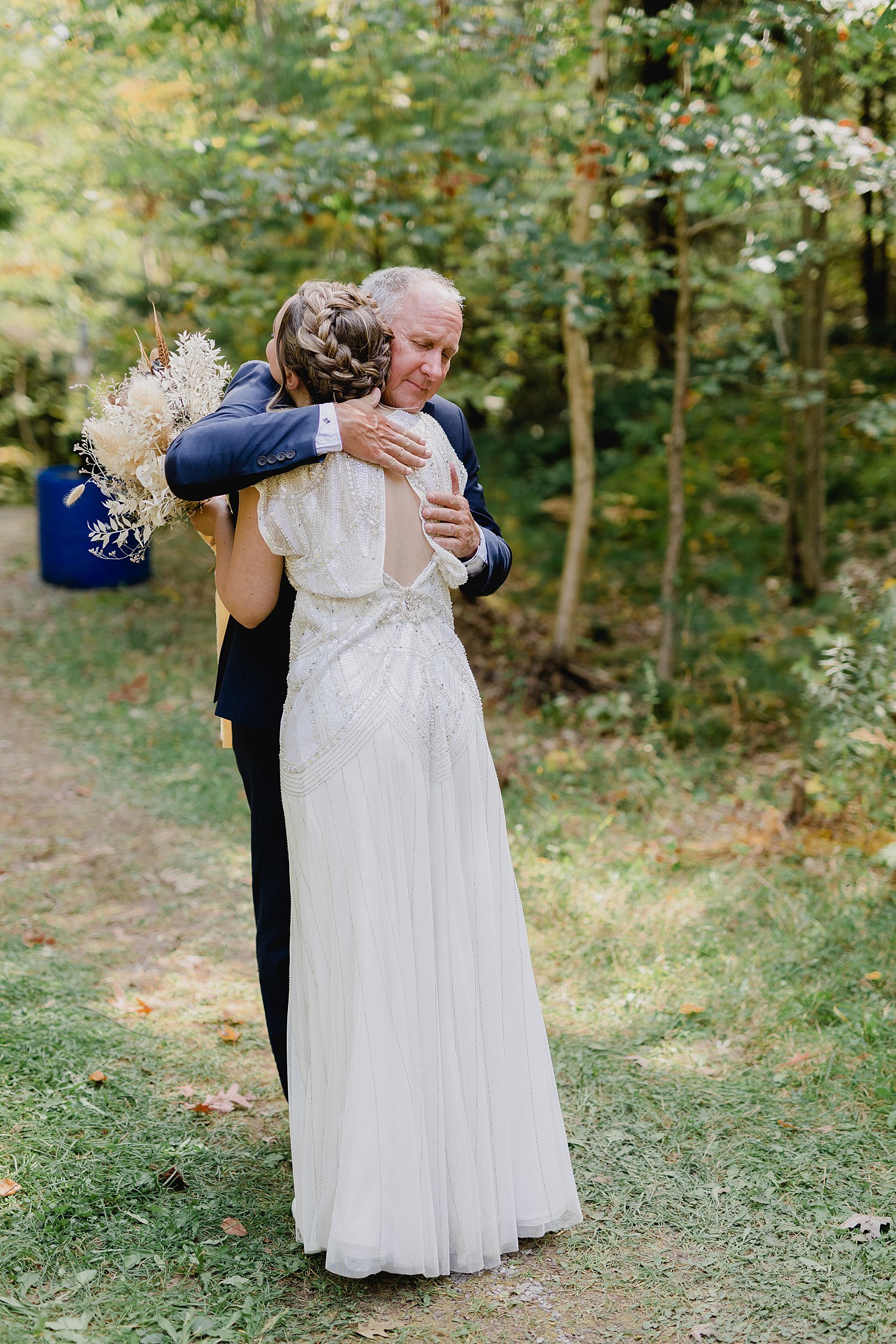 A Boho Fall Wedding at a Family Built Cabin in Lyndhurst, Ontario | Prince Edward County Wedding Photographer | Holly McMurter Photographs_0048.jpg