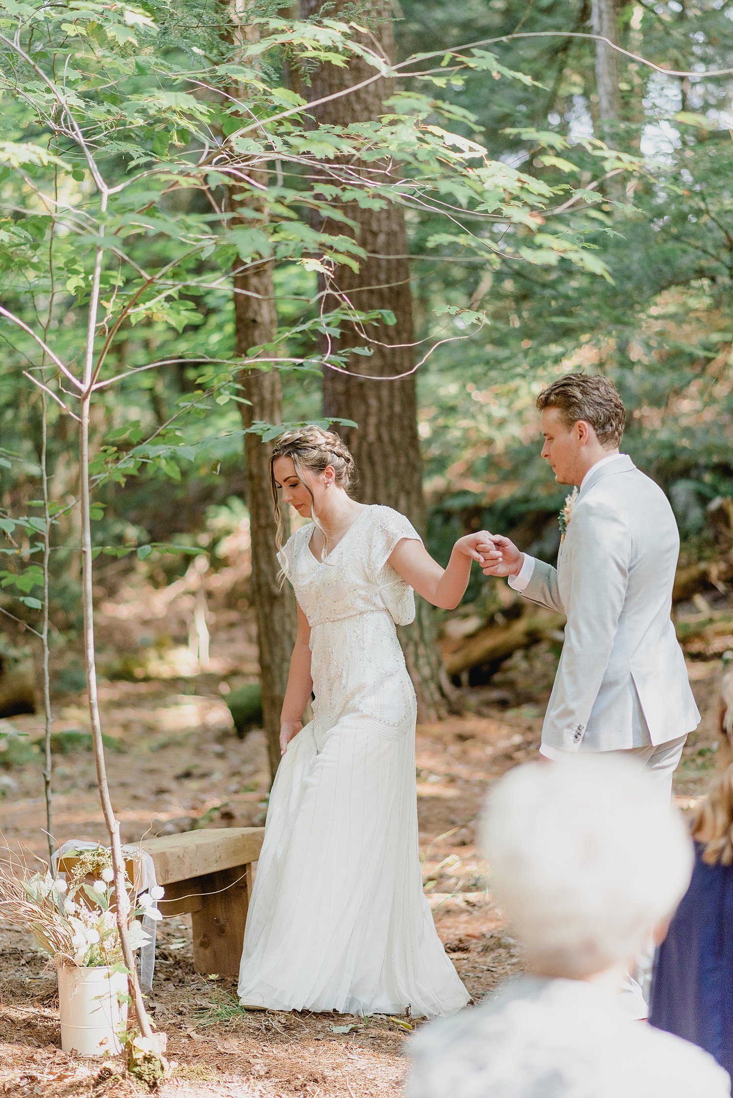A Boho Fall Wedding at a Family Built Cabin in Lyndhurst, Ontario | Prince Edward County Wedding Photographer | Holly McMurter Photographs_0053.jpg